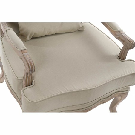 Leunstoel DKD Home Decor Bruin Beige Natuurlijk 70 x 62 x 95 cm