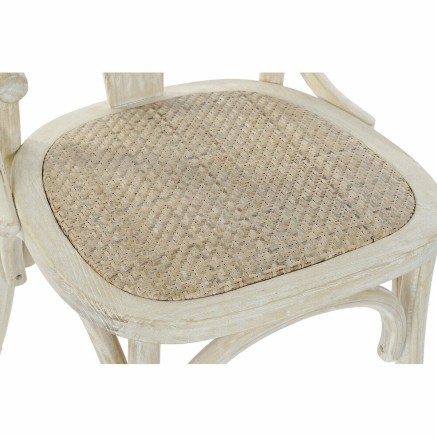 Silla de Comedor DKD Home Decor Blanco 56 x 50 x 76 cm 2