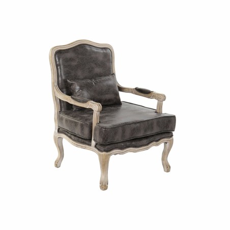 Leunstoel DKD Home Decor Bruin Natuurlijk 70 x 66 x 94 cm
