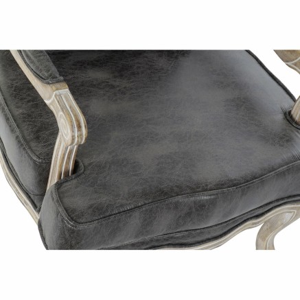Leunstoel DKD Home Decor Bruin Natuurlijk 70 x 66 x 94 cm 2