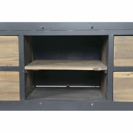 Bookshop DKD Home Decor Metal Aluminium Pinewood (160 x 45 x 243 cm) 2