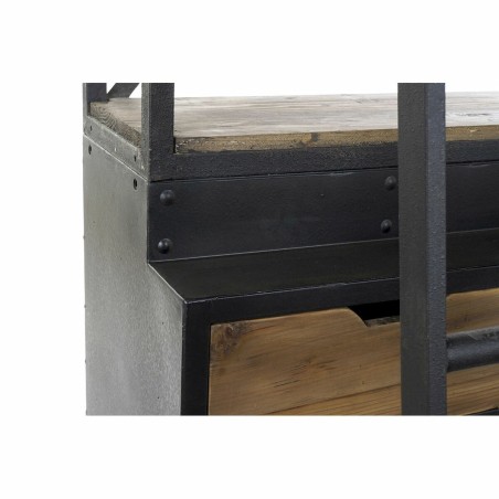 Buchhandlung DKD Home Decor Metall Aluminium Kiefer (160 x 45 x 243 cm