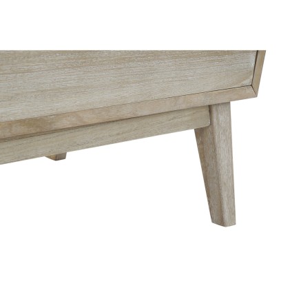 Cajonera DKD Home Decor 80 x 42 x 80 cm Natural Blanco Hoja de planta 2