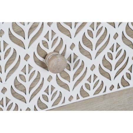 Caisson à Tiroirs DKD Home Decor 80 x 42 x 80 cm Naturel Blanc Feuill