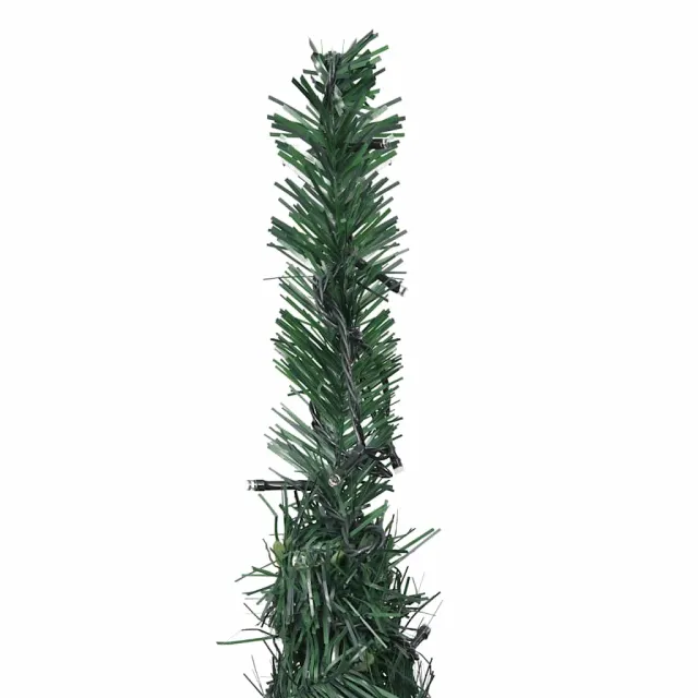 Sapin de Noël artificiel pré-éclairé avec guirlandes vert 150cm