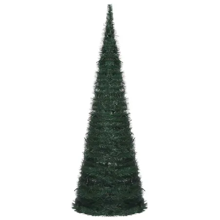 Sapin de Noël artificiel pré-éclairé avec guirlandes vert 180cm