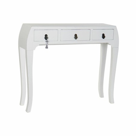 Recibidor DKD Home Decor Blanco Plateado 96 x 26 x 80 cm