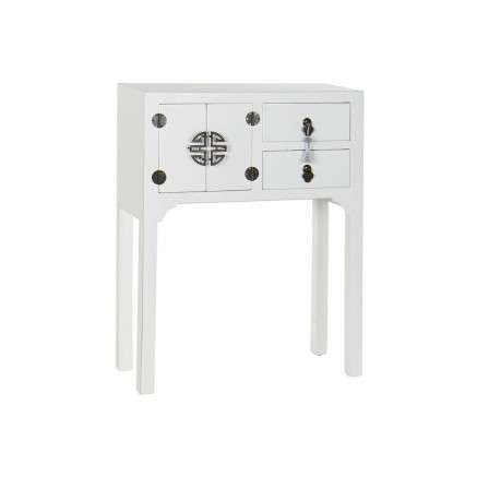 Ingresso DKD Home Decor Bianco Argentato 63 x 26 x 83 cm