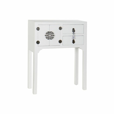Meuble d'Entrée DKD Home Decor Blanc Argenté 63 x 26 x 83 cm