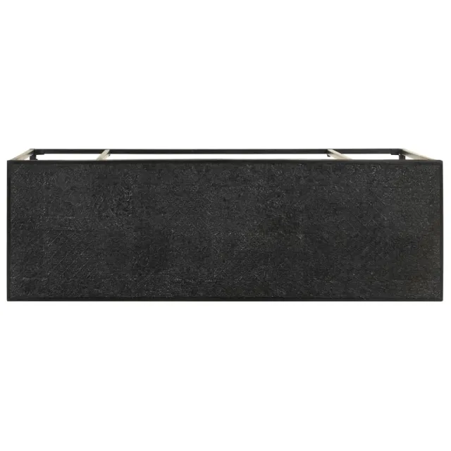 Table console Noir 110x35x76 cm Bois d'acacia et de manguier