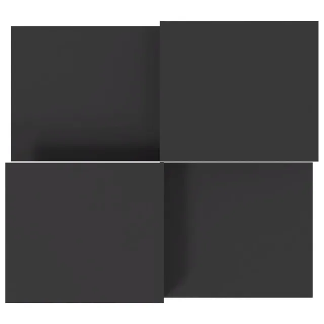 Tables basses 2 pcs gris bois d'ingénierie