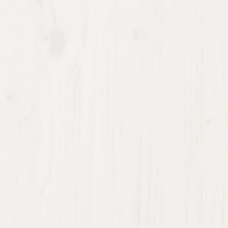 Cadre de lit sans matelas blanc 150x200 cm bois de pin massif