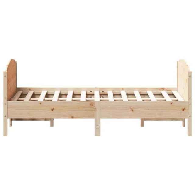 Cadre de lit sans matelas 120x200 cm bois de pin massif