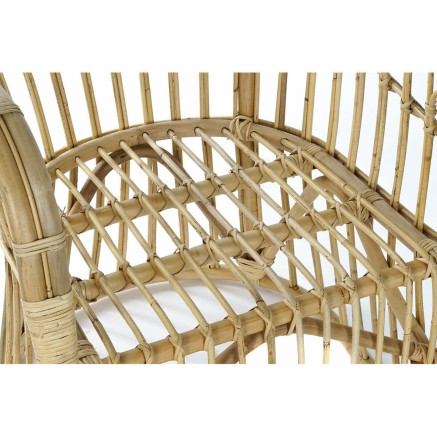 Sessel DKD Home Decor Hellbraun Rattan (62 x 72 x 83 cm) 2