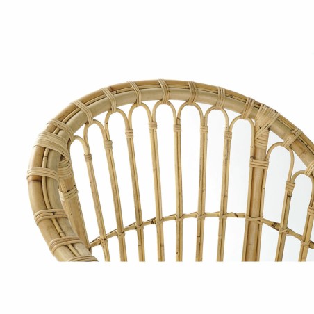 Leunstoel DKD Home Decor Lichtbruin Rotan (62 x 72 x 83 cm)