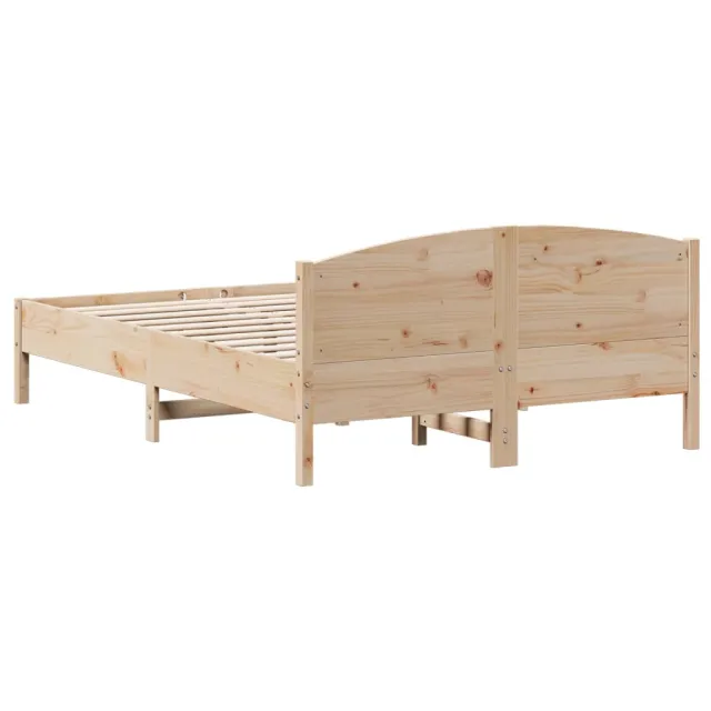 Cadre de lit sans matelas 160x200 cm bois massif de pin