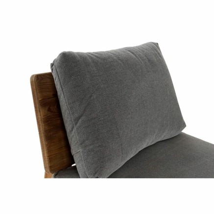 Divano DKD Home Decor Marrone Grigio Poliestere Cotone Legno Pino (95 2