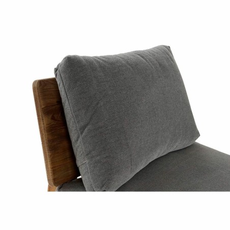 Divano DKD Home Decor Marrone Grigio Poliestere Cotone Legno Pino (95