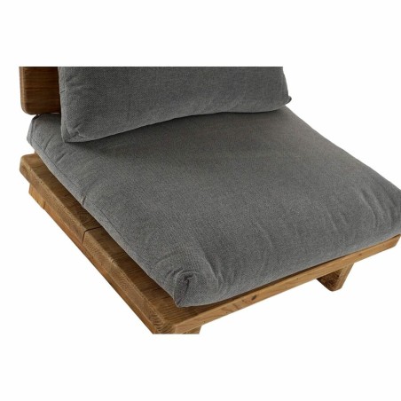 Divano DKD Home Decor Marrone Grigio Poliestere Cotone Legno Pino (95