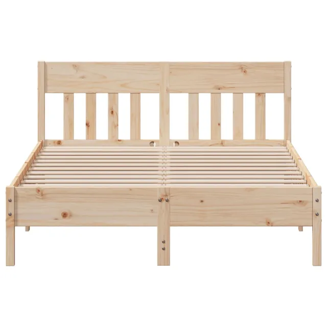 Cadre de lit sans matelas 160x200 cm bois massif de pin