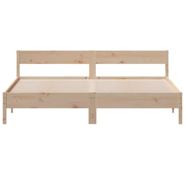 Cadre de lit sans matelas 180x200 cm bois massif de pin