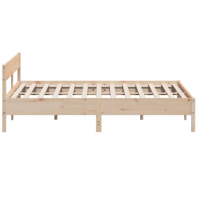 Cadre de lit sans matelas 180x200 cm bois massif de pin