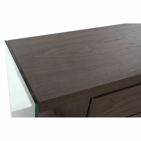 Buffet DKD Home Decor  Marron Transparent Verre Noyer Bois MDF 160 x 4