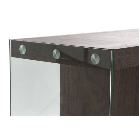 Buffet DKD Home Decor  Marron Transparent Verre Noyer Bois MDF 160 x 4