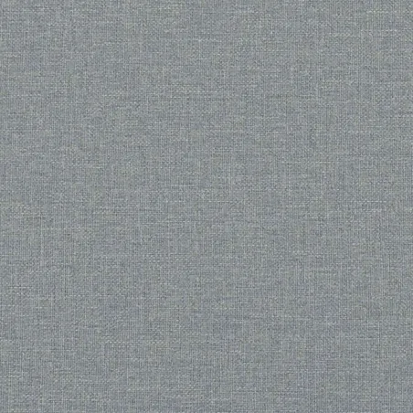 Canapé-lit à 2 places avec repose-pied gris clair tissu