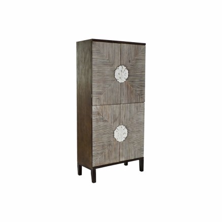 Armadio DKD Home Decor MB-179372 Marrone scuro Marrone Chiaro Abete Le