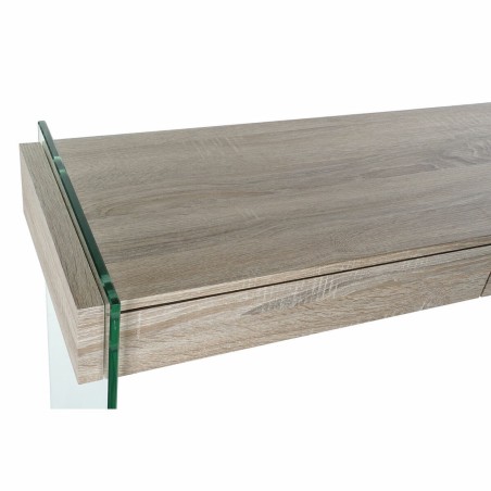 Bijzettafel DKD Home Decor Transparant Natuurlijk Hout Kristal Hout MD