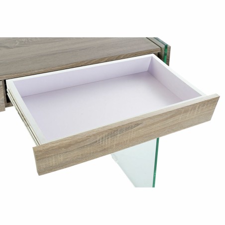 Mesa auxiliar DKD Home Decor Transparente Natural Madera Cristal Mader
