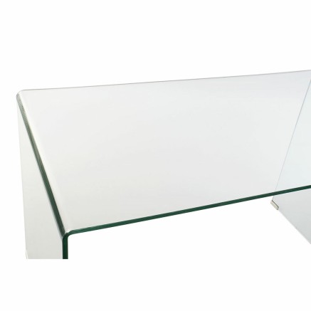 Escritorio DKD Home Decor 125 x 70 x 74 cm Cristal Transparente 2