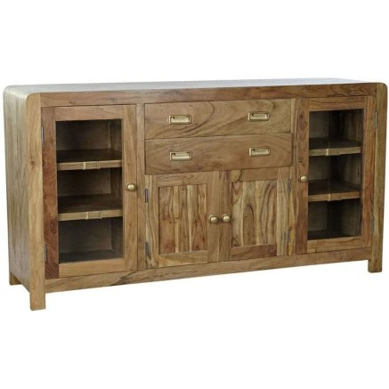 Anrichte DKD Home Decor  Gold natürlich Akazienholz 150 x 40 x 81 cm 2