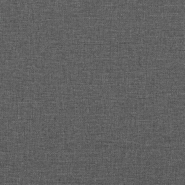 Canapé-lit à 2 places avec oreillers et repose-pied gris foncé