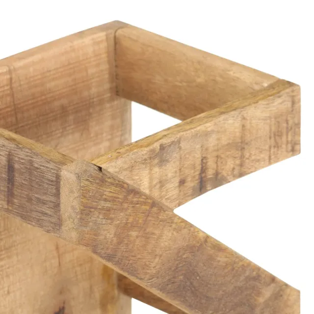 Casier à bouteilles pour 5 bouteilles Bois de manguier massif