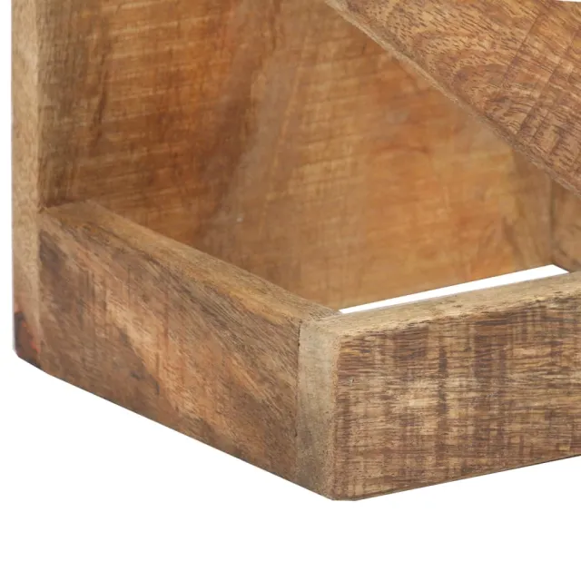 Casier à bouteilles pour 5 bouteilles Bois de manguier massif