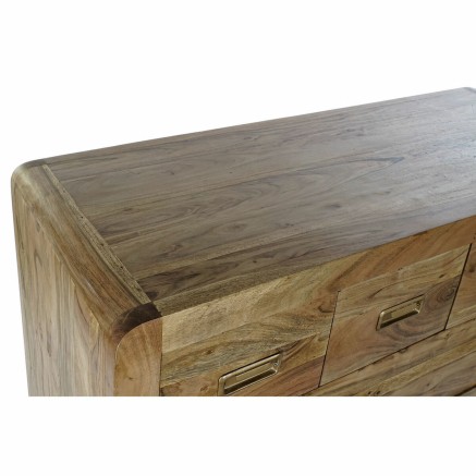 Commode DKD Home Decor Naturel Acacia Colonial 110 x 45 x 108 cm 2