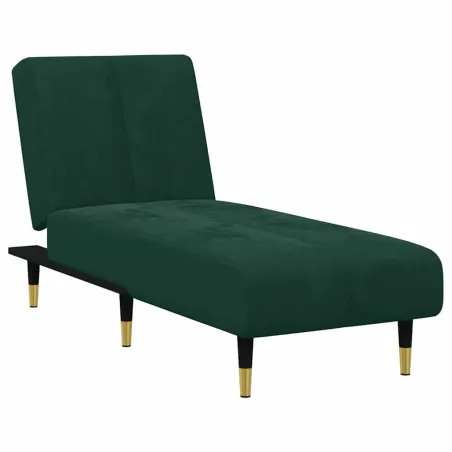 Ensemble de canapés 2 pcs vert foncé velours