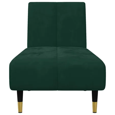 Ensemble de canapés 2 pcs vert foncé velours