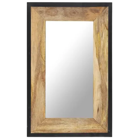 Miroir 80x50 cm Bois de manguier massif