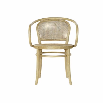 Esszimmerstuhl DKD Home Decor natürlich Rattan Ulmenholz 58 x 58 x 79