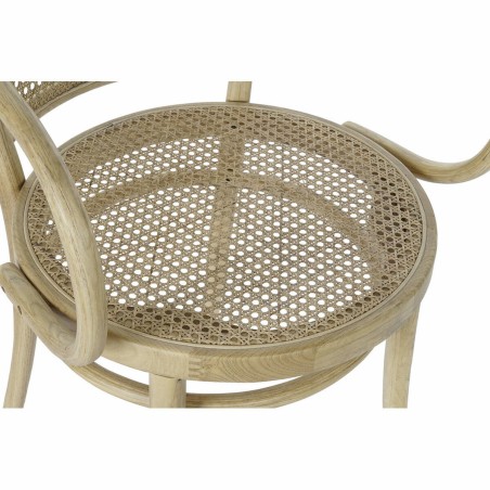 Chaise de Salle à Manger DKD Home Decor Naturel Rotin Bois 58 x 58 x