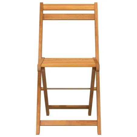 Chaises de bistrot pliantes lot de 6 bois d'acacia solide