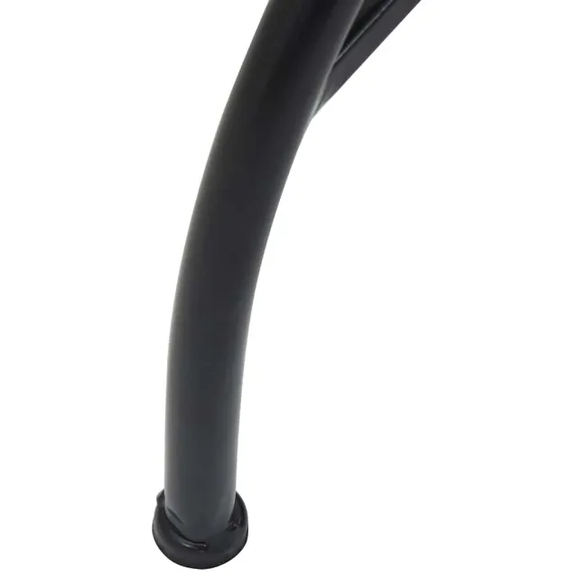 Ensemble de bistro mosaïque bleu et blanc fer et céramique