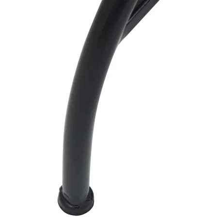 Ensemble de bistro mosaïque noir et blanc fer et céramique