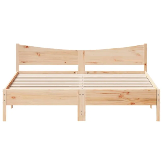 Cadre de lit sans matelas 180x200 cm bois massif de pin