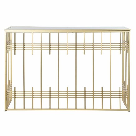 Recibidor DKD Home Decor Negro Dorado 120 x 40 x 81 cm