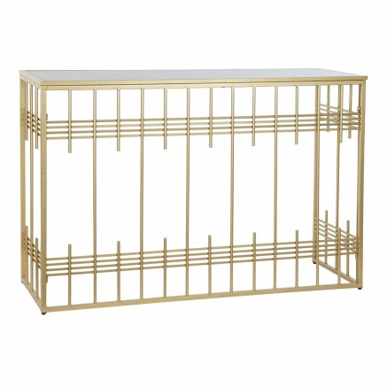 Recibidor DKD Home Decor Negro Dorado 120 x 40 x 81 cm 2
