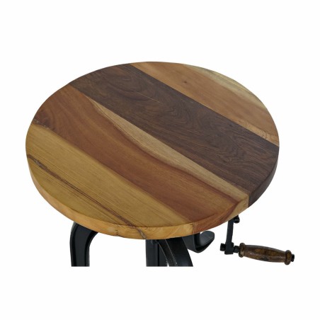 Table d'appoint DKD Home Decor Noir Naturel Bois Métal 45 x 45 x 42 c